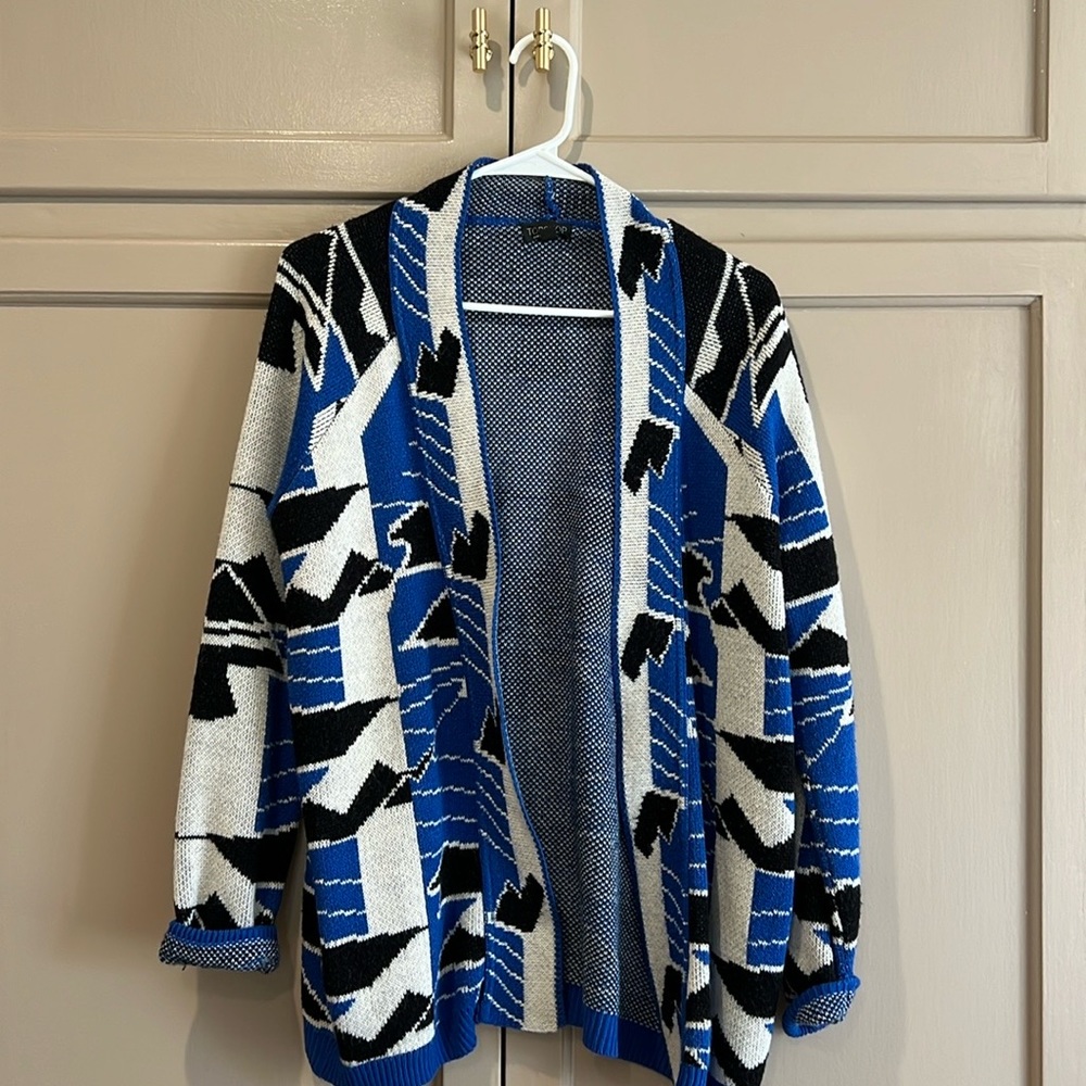 TOPSHOP geometric cardigan